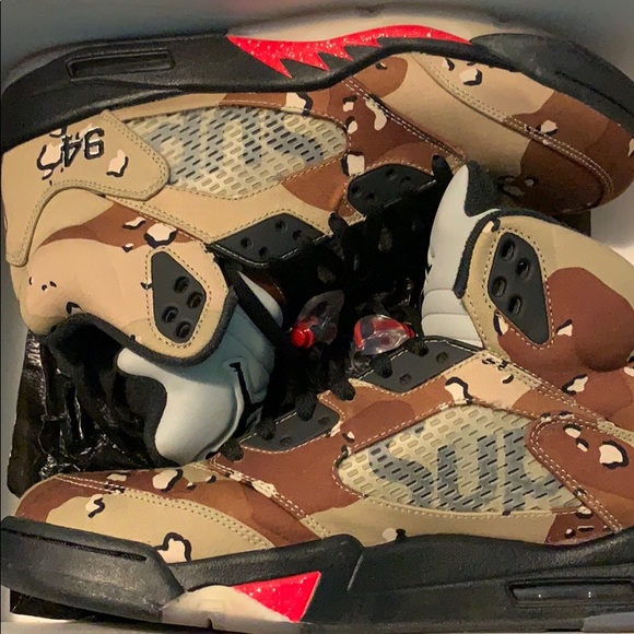 Supreme Jordan 5’s Camo